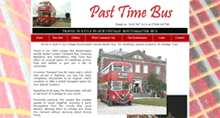 Desktop Screenshot of pasttimebus.com